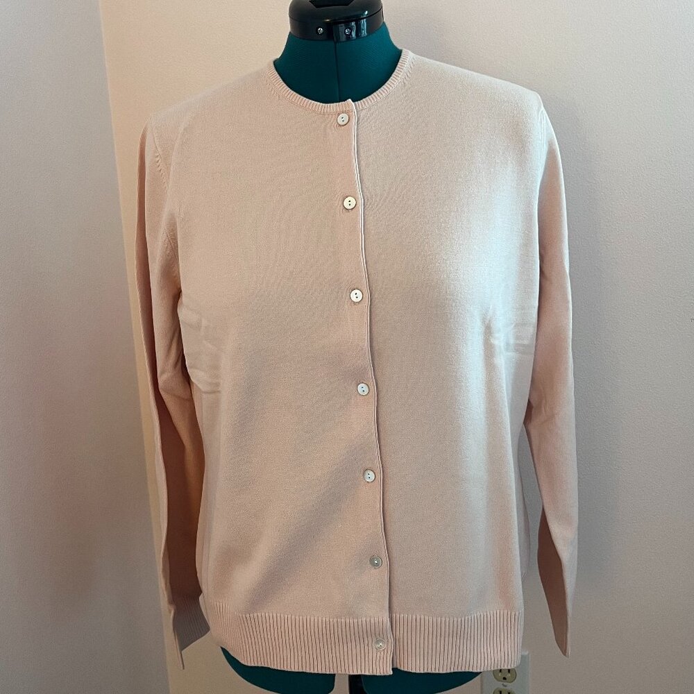 NWOT Lands' End Cotton Cardigan